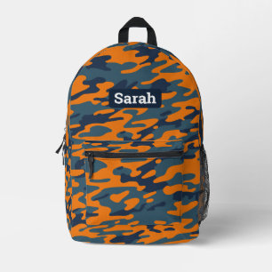 Camo Camouflage personalized backpack