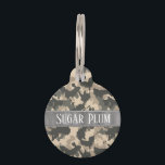 Camo Camouflage Pet Dog Cat Lost Id Pet ID Tag<br><div class="desc">This design was created though digital art. It may be personalized in the area provided or customizing by choosing the click to customize further option and changing the name, initials or words. You may also change the text color and style or delete the text for an image only design. Contact...</div>