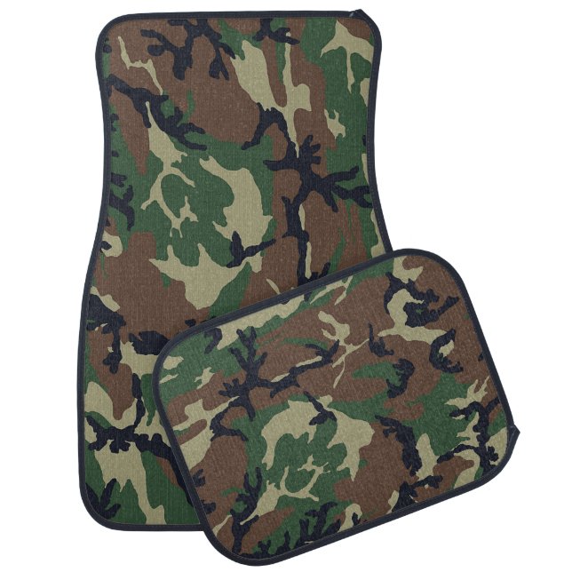 Camo Camouflage Truck or Car Custom Floor Mats (Set)