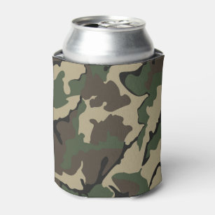 Custom Camo 12oz Can Cooler with Screw On Lid - Personalized Stainless  Steel Insulated Beer Can Koozies Camouflage Cup for Warm Cold Drinks Coffee