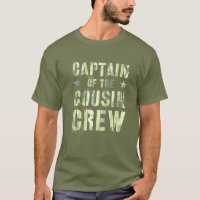 Camo CAPTAIN OF THE COUSIN CREW Funny Grandma Gran