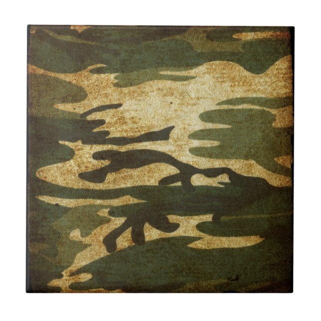 Camo Ceramic Tile (Front)