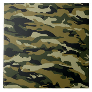 Camo Ceramic Tile