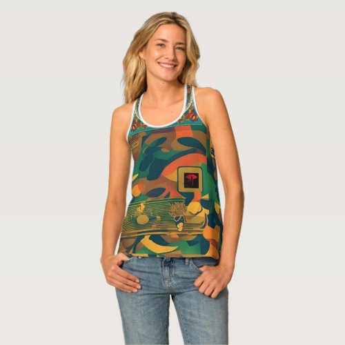 Camo Chic Womens Tank Top for Trendsetters