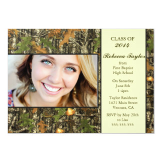 Camo Graduation Party Invitations 8