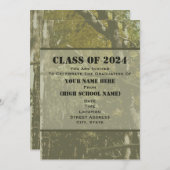 Camo Class Of 2024 Graduation Invitation (Front/Back)