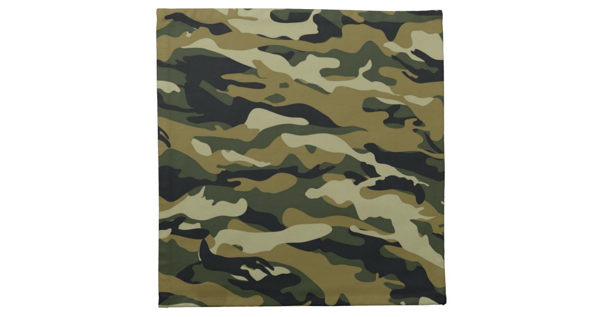 Camo Cloth Napkin | Zazzle