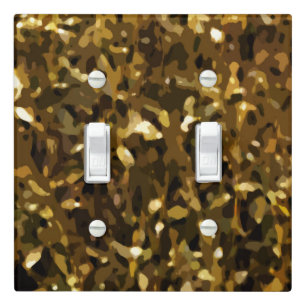 Camo Color Abstract Pattern Light Switch Cover