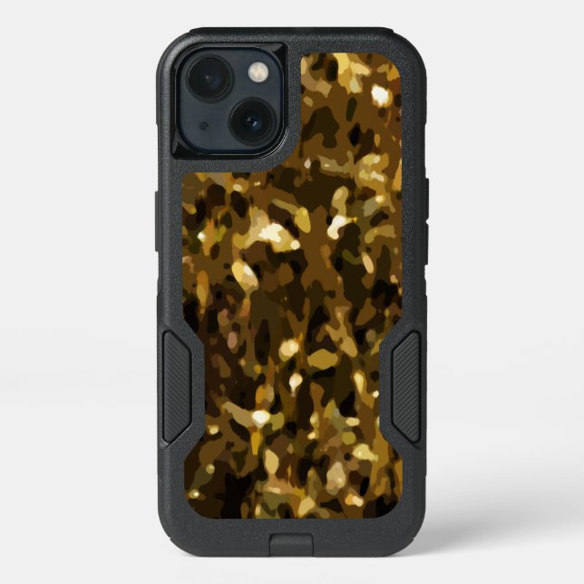 Camo Color Abstract Pattern Otterbox iPhone Case (Back)