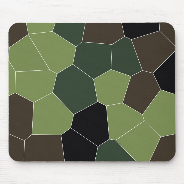 Camo Color Pattern Mouse Pad (Front)