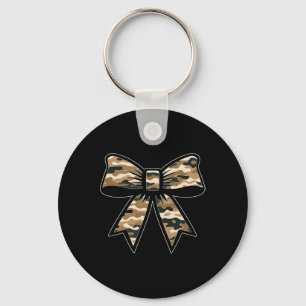 Camo Coquette Bow Duck Hunt Duck Hunting Women Gir Keychain
