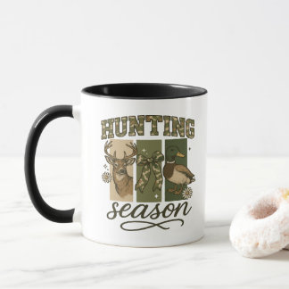 Camo Coquette Hunting Season for Deer and Duck Mug