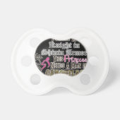 Camo cowgirl pacifier (Front)