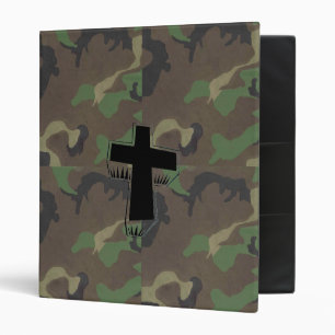Camo Cross ~ Avery Binder 1 Touch EZD Ring
