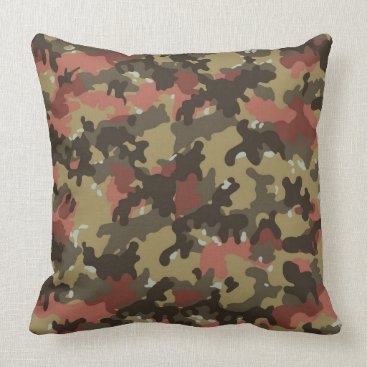 Camo Decorative Throw Pillow Camo Decorative Throw Pillow
