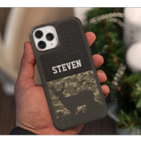 Camo Deer Hunting Personalized Buck Antlers