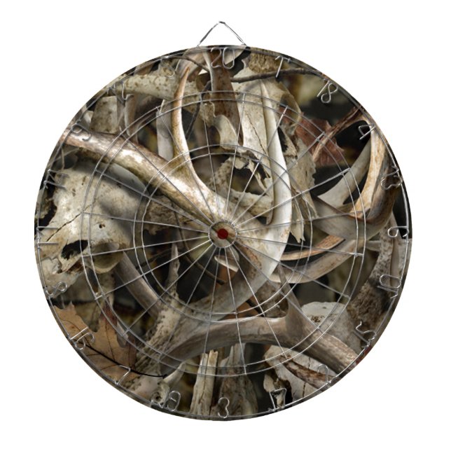 Camo Deer Skulls Dart Board (Front)