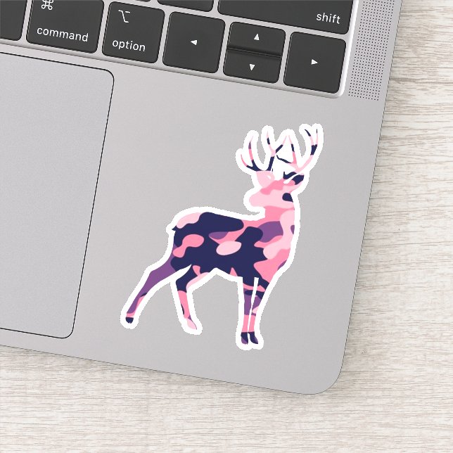 Camo Deer Sticker (Detail)