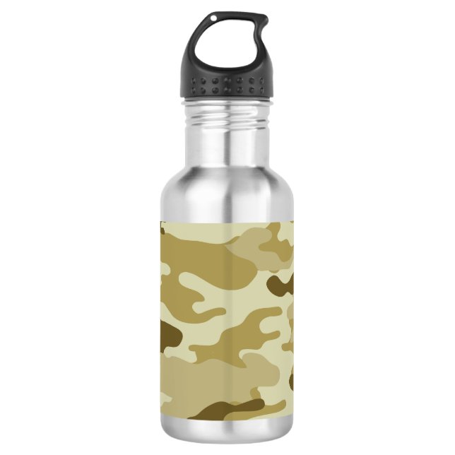Camo Desert Light Liberty Bottleworks Water Bottle (Front)