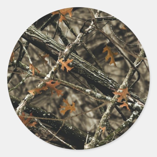 Camo Design - Camouflage Gifts Classic Round Sticker (Front)