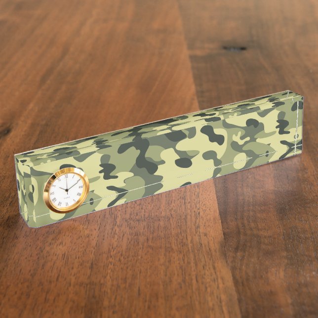 Camo Desk Name Plate (Side)