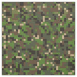 8 Bit Pixel Digital Desert Camouflage / Camo Fabric