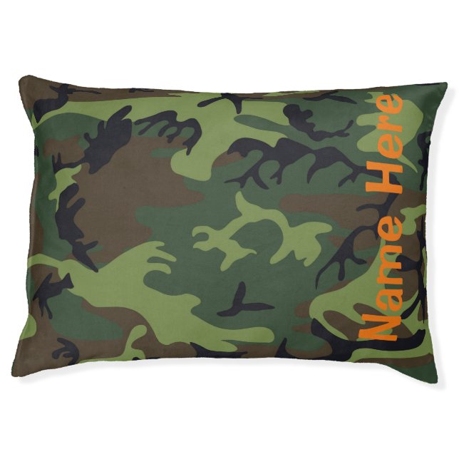 Camo Dog Bed - Hunting Dog Bed (Front)