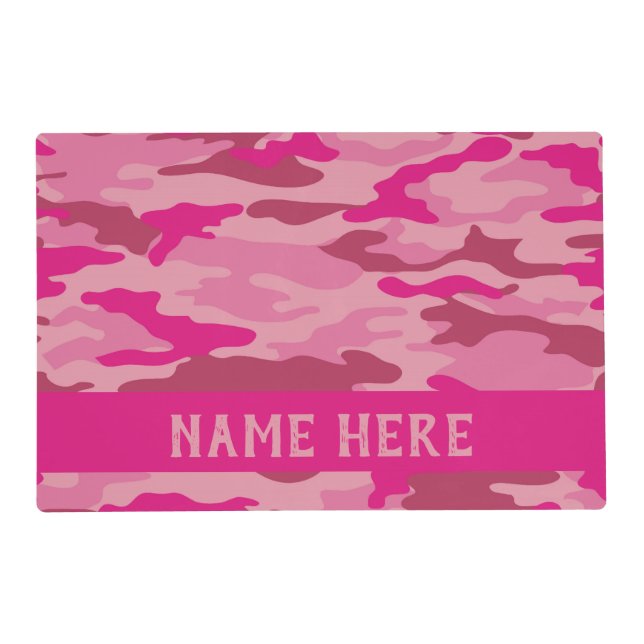 Camo Dog Placemat - Hunting Dog Gifts (Front)