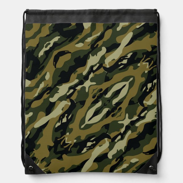 Camo Drawstring Bag (Front)