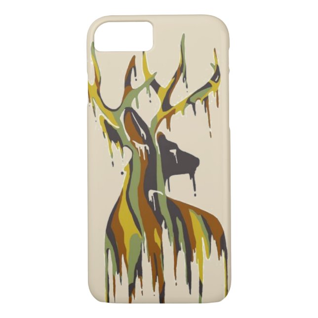 Camo Drip Deer Case-Mate iPhone Case (Back)