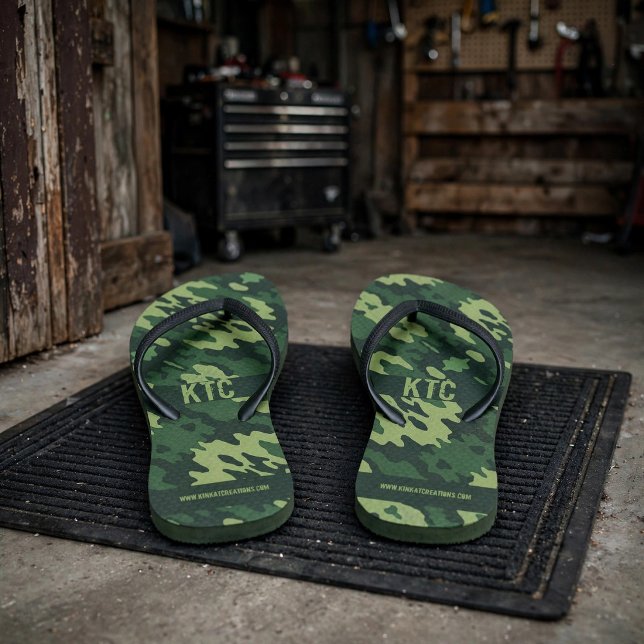 Camo Flip Flops (Creator Uploaded)