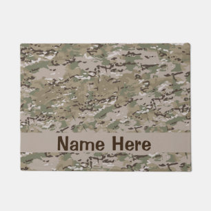 Camo Floormat - Dog Placemat - Military Dog Gifts Doormat