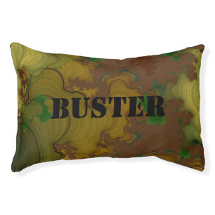 Camo Fractal Dog Bed