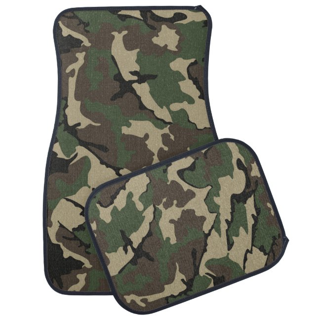 Camo Full Set Car Mats (Set)