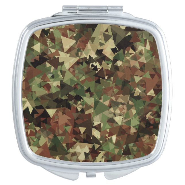 Camo Geometric Compact Mirror (Front)