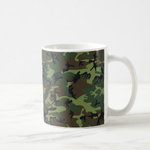 [CAMO-GR-1] Green and brown camo Coffee Mug