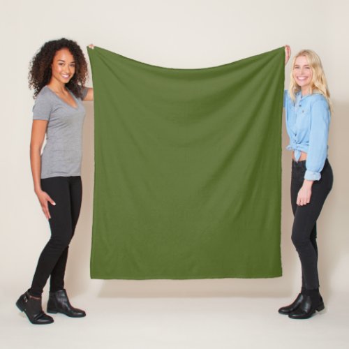 Camo green  fleece blanket