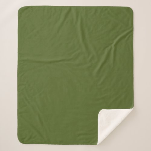 Camo green  sherpa blanket
