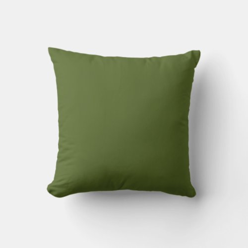 Camo green throw pillow