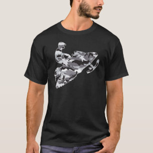 Camo Grey Sled on Black copy T-Shirt