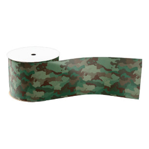 Camo Grosgrain Ribbon