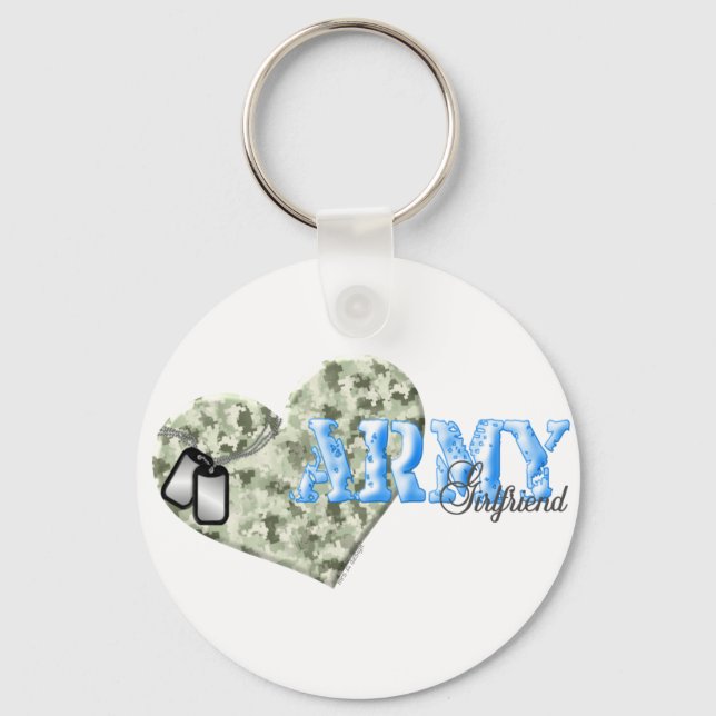 CAMO HEART ARMY GIRLFRIEND KEYCHAIN (Front)