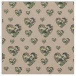 Camo Hearts Country Camouflage Fabric