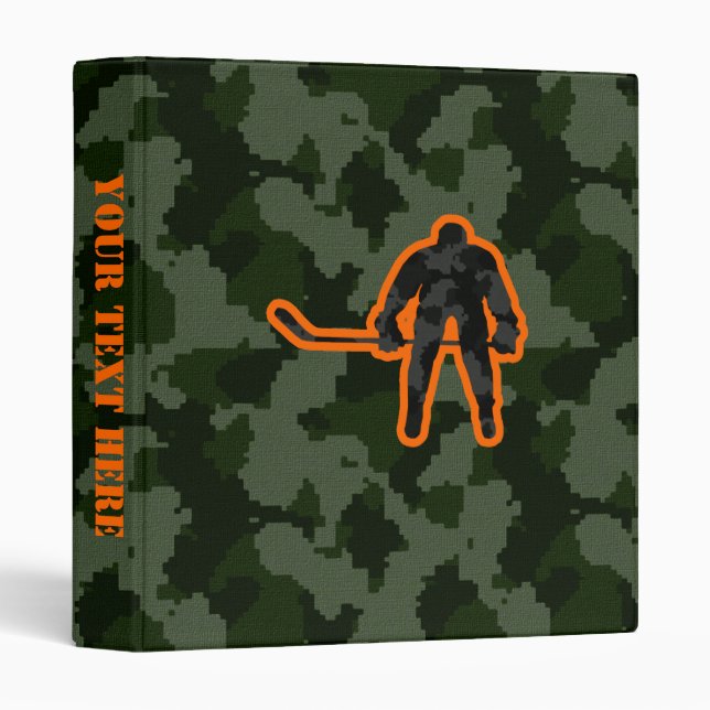 Camo Hockey Binder (Front/Spine)