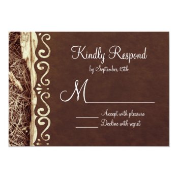 Camo Hunting Vintage Paper Wedding Rsvp Cards by CustomWeddingSets at Zazzle