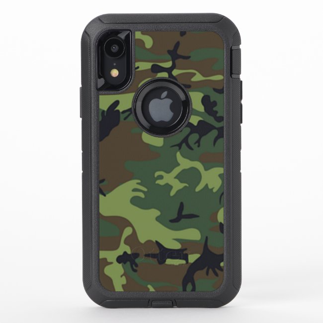 "Camo Image" Hunter Camouflage or Military OtterBox Defender iPhone XR Case