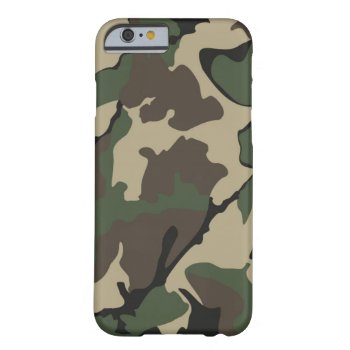 Camo Iphone 6/6s  Barely There Case by StormythoughtsGifts at Zazzle