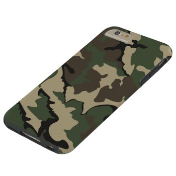 Camo Iphone 6/6s Plus  Tough Case by StormythoughtsGifts at Zazzle