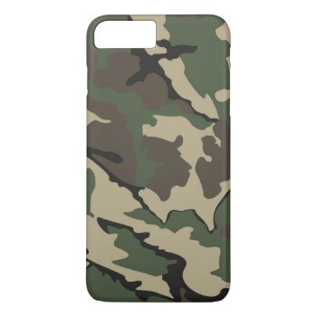 Camo Iphone 7 Plus  Barely There Case by StormythoughtsGifts at Zazzle