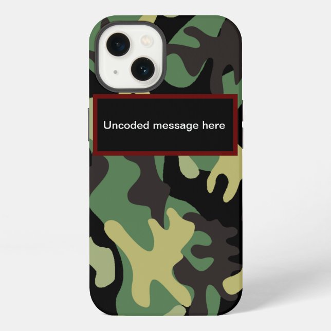 Camo   iphone case (Back)